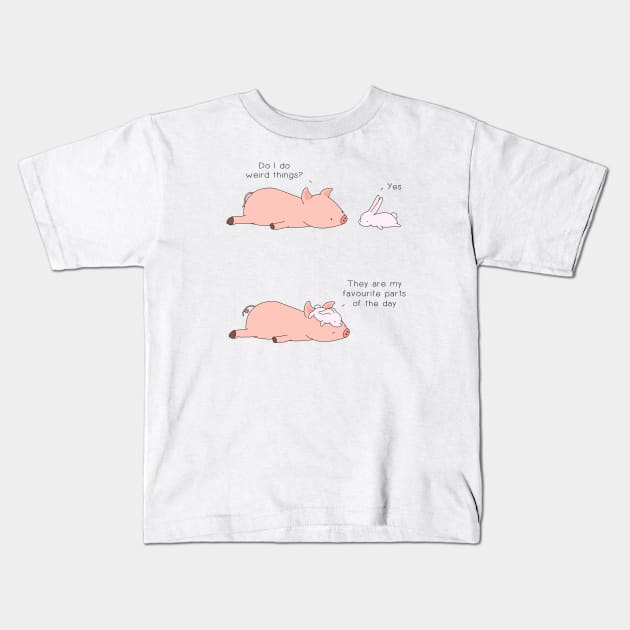 Weird Friends Kids T-Shirt by Jang_and_Fox